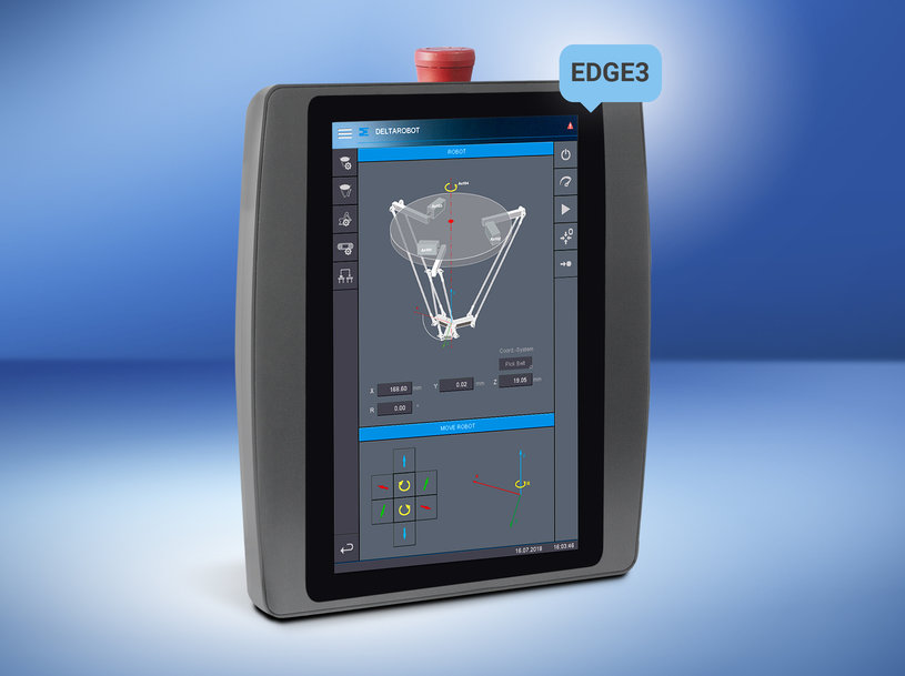 Handheld Operating Panel with Multitouch and Visualization Power: The HGW 1053